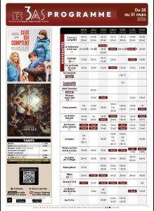 Du côté du cinéma Les 3 as...
