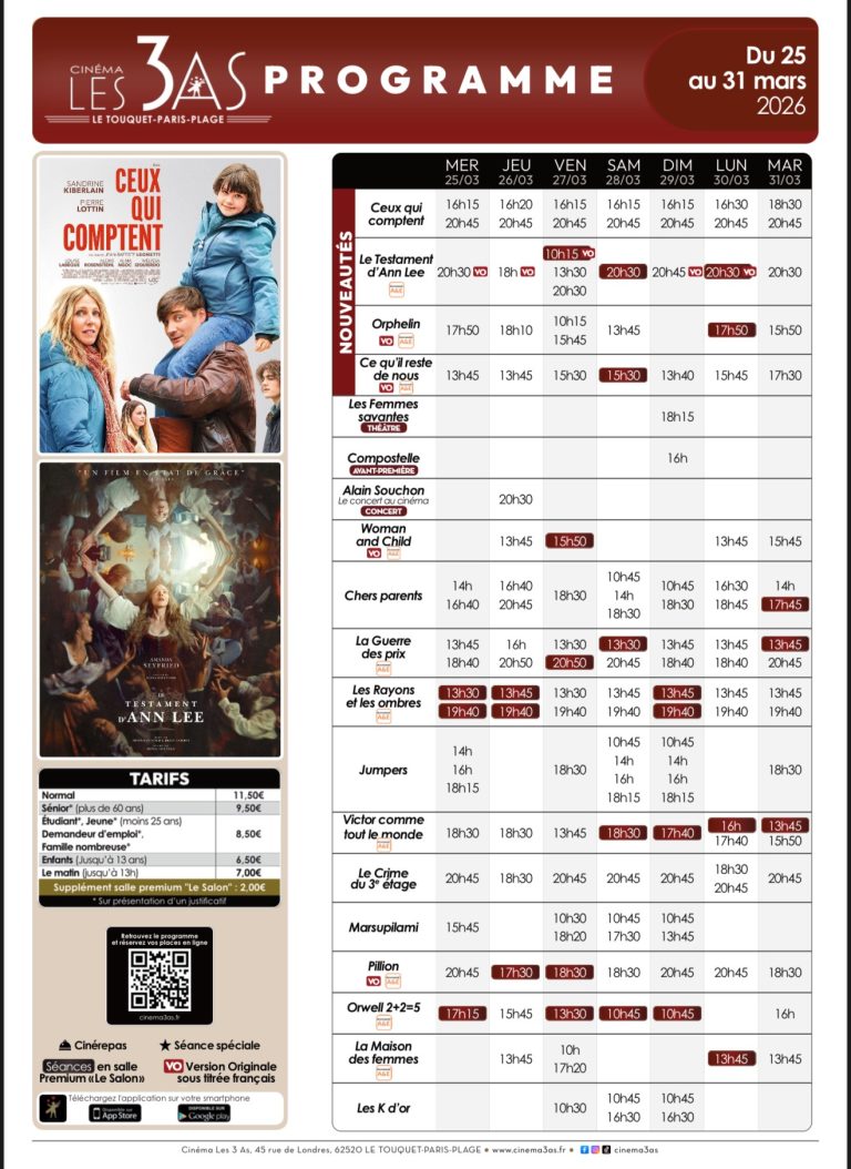 Du côté du cinéma Les 3 as...