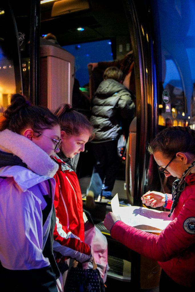 C’est parti pour la classe de neige pour les élèves de l’école Saint-Exupéry....