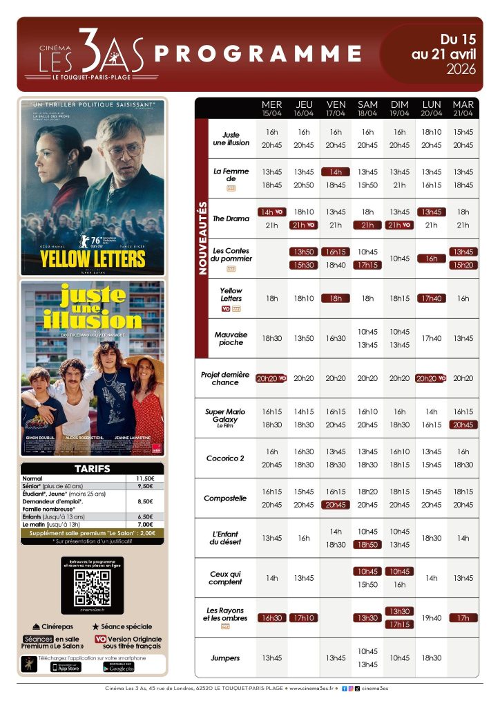 Du côté du cinéma Les 3 as...