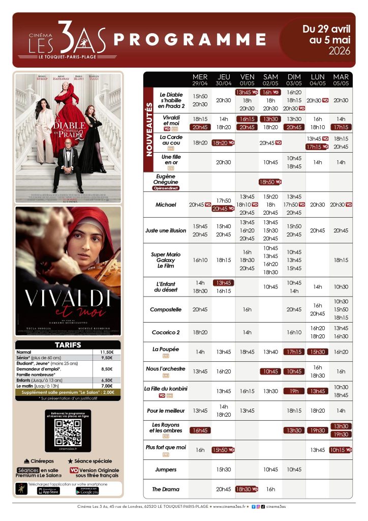 Du côté du cinéma Les 3 as...