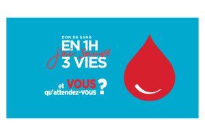 Don du Sang : 1h pour sauver 3 vies !...