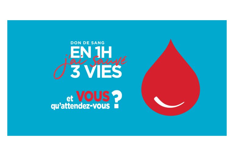 Don du Sang : 1h pour sauver 3 vies !...