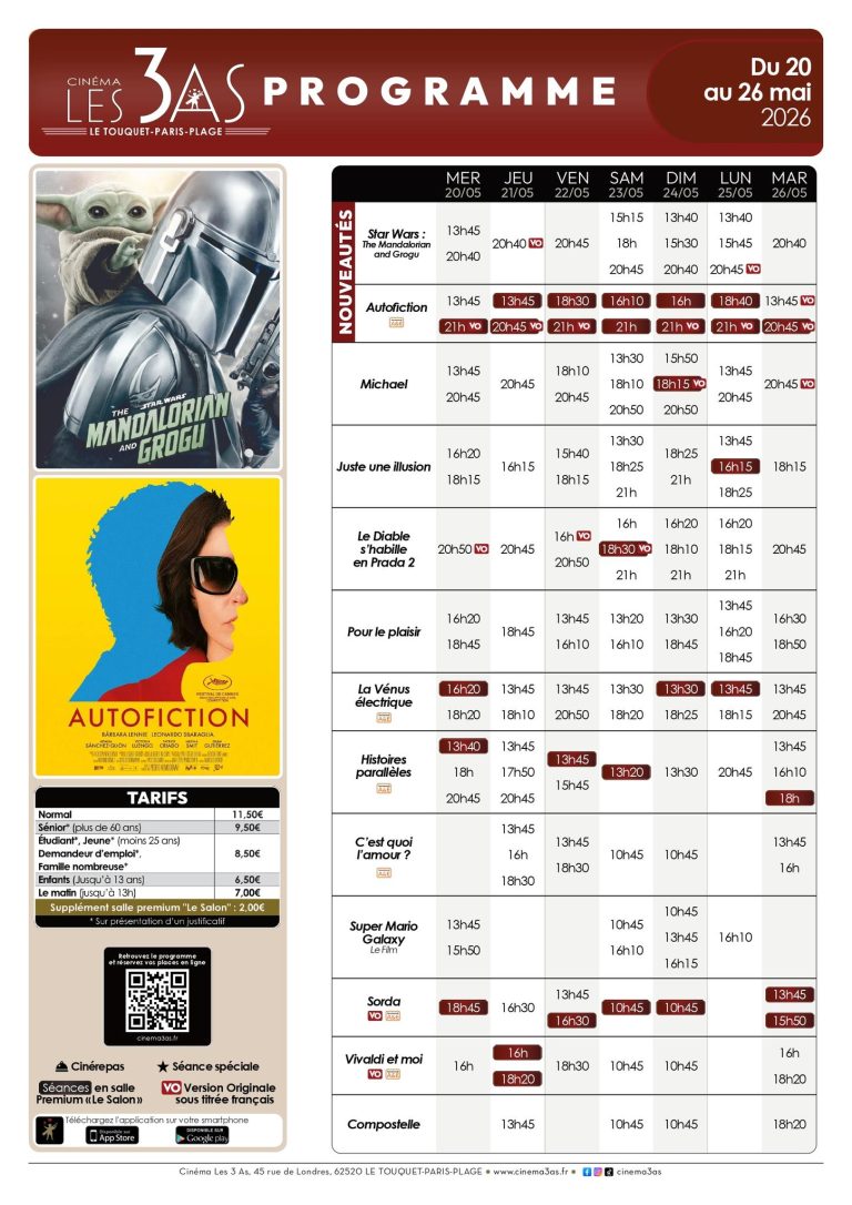 Du côté du cinéma Les 3 as...