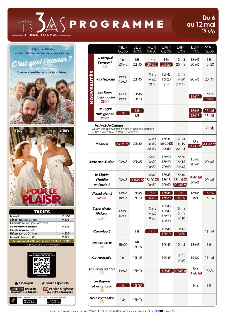 Du côté du cinéma Les 3 as...