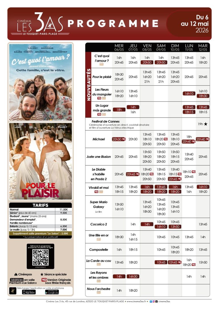 Du côté du cinéma Les 3 as...