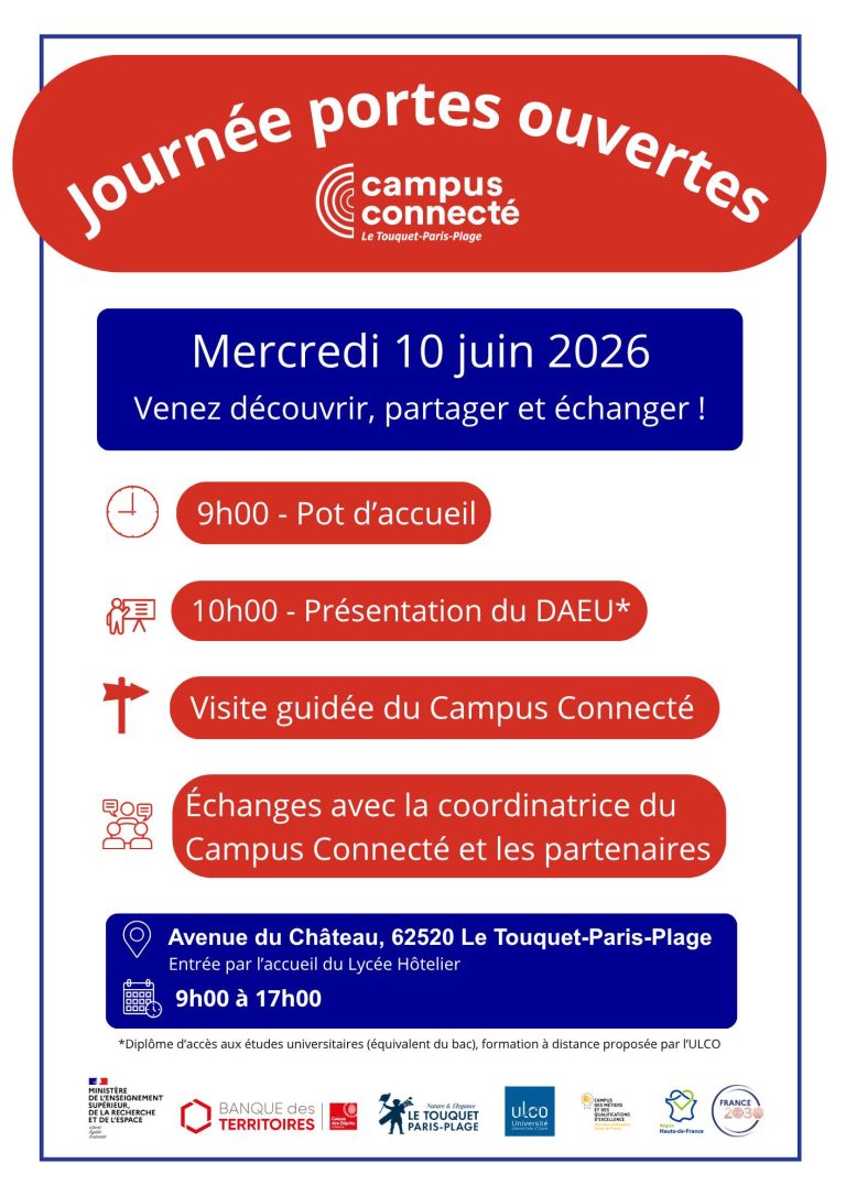 Le 𝘾𝙖𝙢𝙥𝙪𝙨 𝘾𝙤𝙣𝙣𝙚𝙘𝙩𝙚́ 𝙙𝙪 𝙏𝙤𝙪𝙦𝙪𝙚𝙩-𝙋𝙖𝙧𝙞𝙨-𝙋𝙡𝙖𝙜𝙚 vous ouvre ses portes le mercredi 10 ...