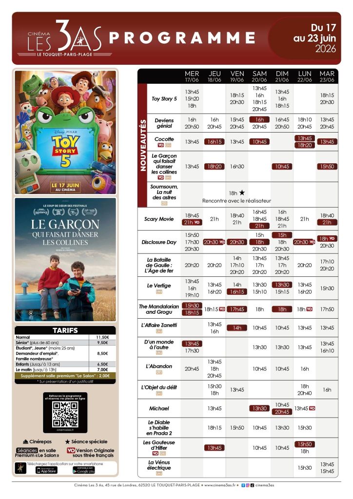 Du côté du cinéma Les 3 as...