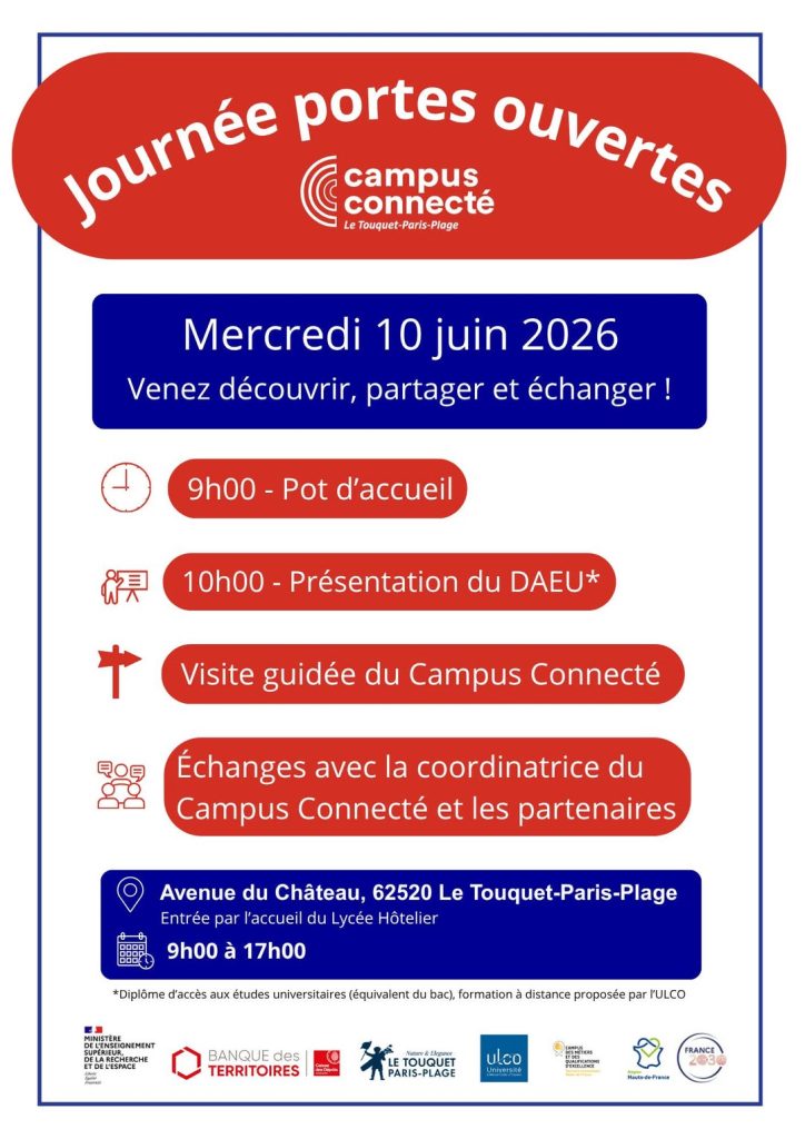 Nous vous rappelons que les prochaines portes ouvertes du 𝘾𝙖𝙢𝙥𝙪𝙨 𝘾𝙤𝙣𝙣𝙚𝙘𝙩𝙚́ 𝙙𝙪 𝙏𝙤...