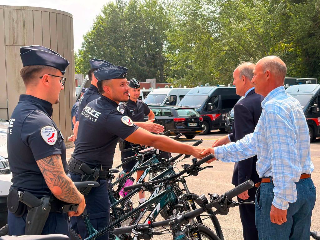 50 policiers de la CRS 38 renforcent la sécurité au Touquet-Paris-Plage jusqu’a...