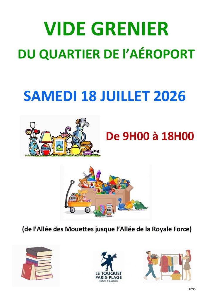 Faites des bonnes affaires au vide-grenier du quartier de l'Aéroport !...