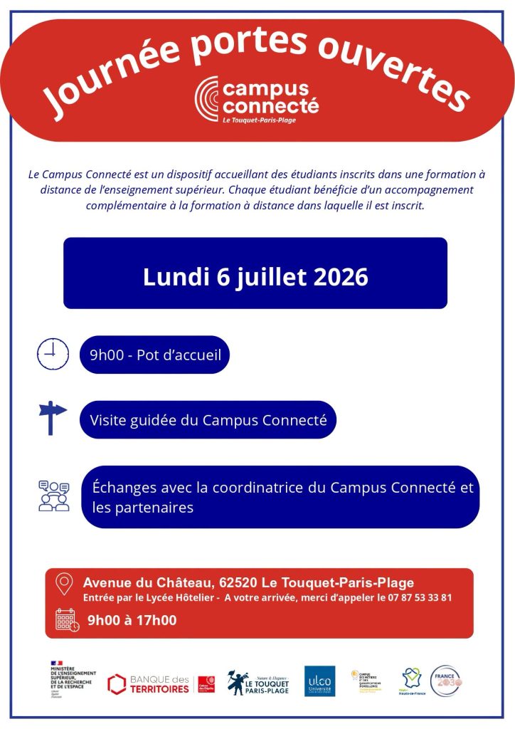 Le 𝘾𝙖𝙢𝙥𝙪𝙨 𝘾𝙤𝙣𝙣𝙚𝙘𝙩𝙚́ 𝙙𝙪 𝙏𝙤𝙪𝙦𝙪𝙚𝙩-𝙋𝙖𝙧𝙞𝙨-𝙋𝙡𝙖𝙜𝙚 vous ouvre ses portes le lundi 6 juil...