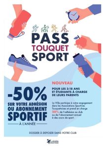 Le Pass Touquet Sport est de retour pour la rentrée 2026-2027 !...