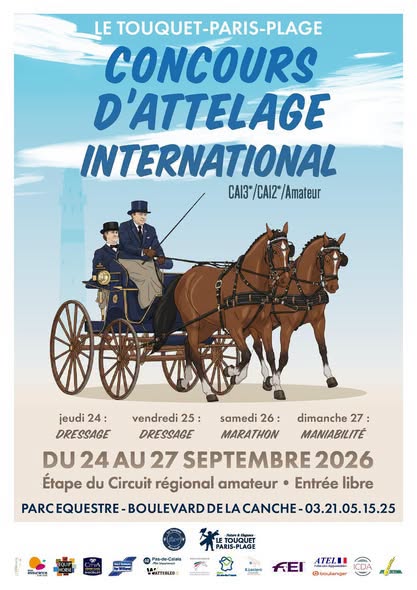 Les meilleurs meneurs d’Europe ont rendez-vous au Touquet-Paris-Plage !...
