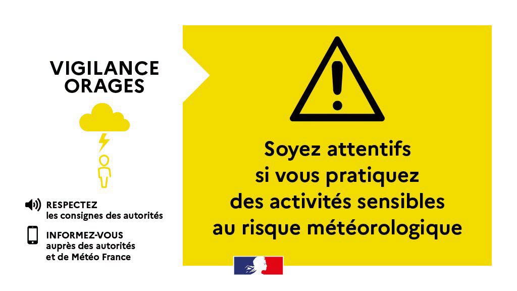 #Météo #Vigilance...
