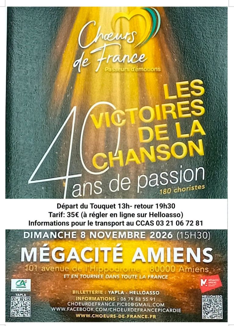 Les Chœurs de France vous donnent rendez-vous à Amiens !...