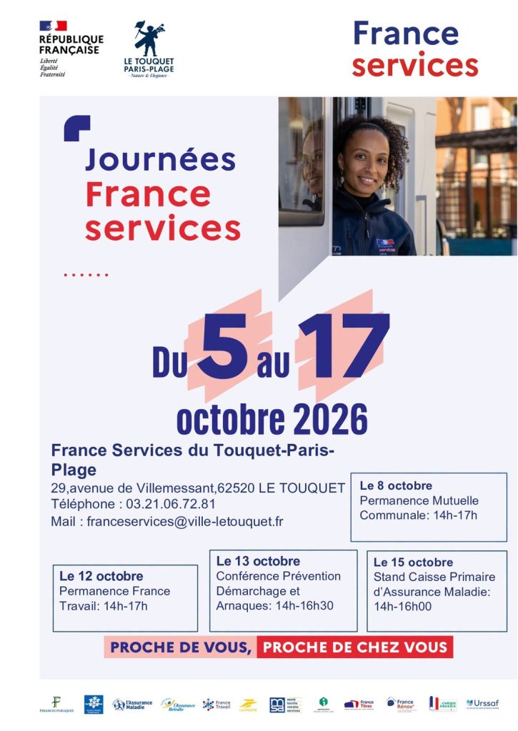 Les Journées Portes Ouvertes France Services se poursuivent au Touquet-Paris-Pla...