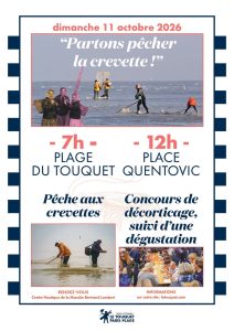 Partons pêcher la crevette au Touquet-Paris-Plage ce dimanche 11 octobre !...